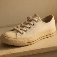Tenis blancos de lona